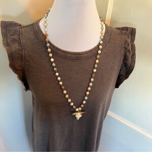 Universal Thread Ruffle Sleeve Pull On T-Shirt Dress Womens X Large